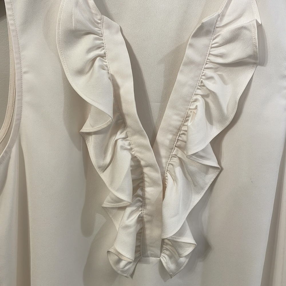 JCrew Ruffle Front Tank - Picture 3 of 3